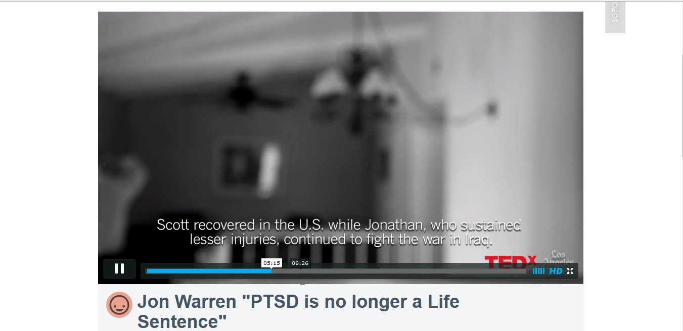 Jon Warren "PTSD is no longer a Life Sentence"